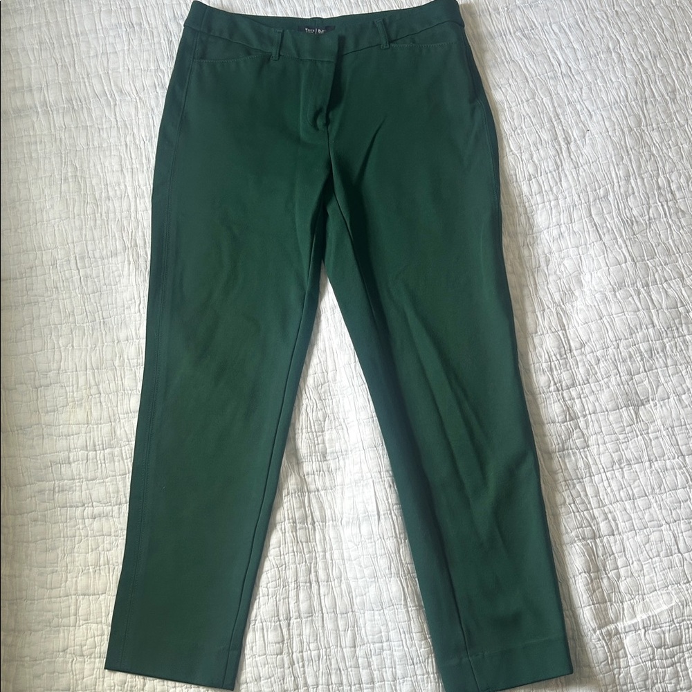 Women's Green Ankle Pants